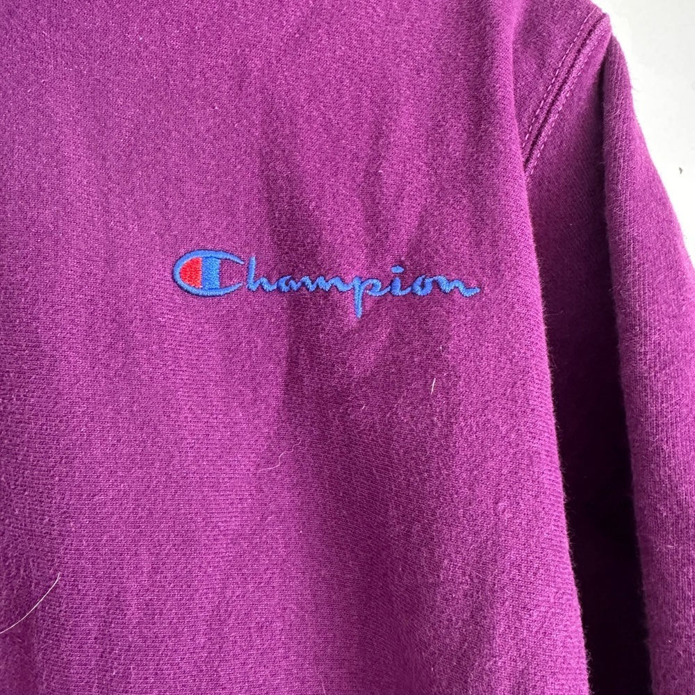 Champion Purple Hoodie Sweater - Picture 2 of 6